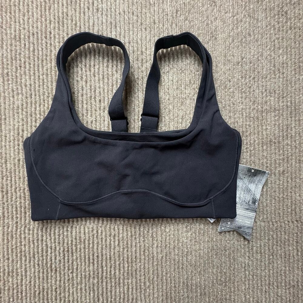 NWT Stori Corset Style Sports Bra Black Women’s Size 6